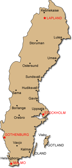 Sweden Map